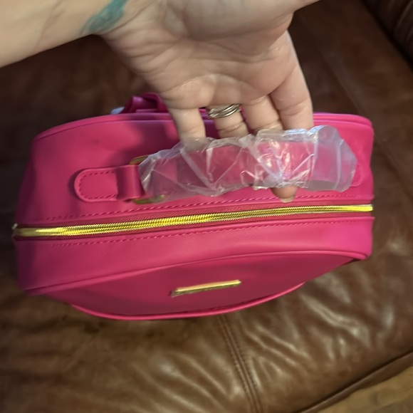 Juicy Couture Hot Pink& black sequins packpavk NWOT handles still in plastic - Picture 8 of 11